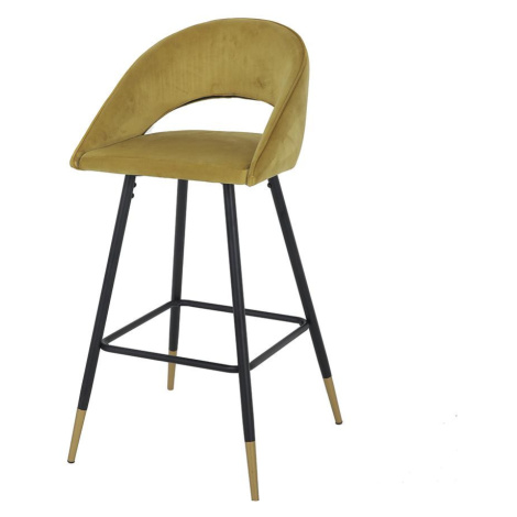 Barová židle America golden/black 80176d BAUMAX