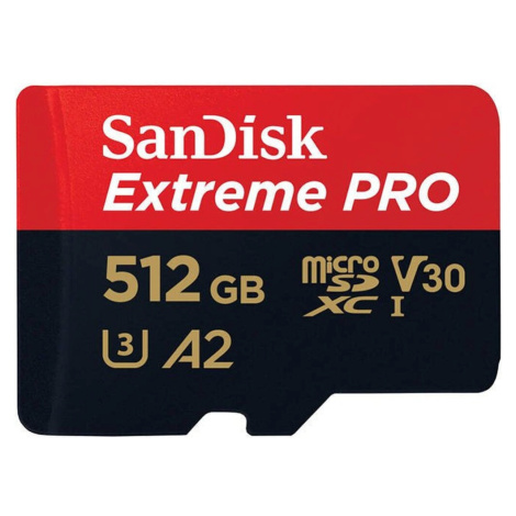 SanDisk micro SDXC karta 512GB Extreme PRO + adaptér SDSQXCD-512G-GN6MA