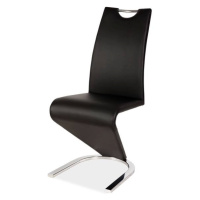 Jídelní židle SIGH-090 II černá/chrom