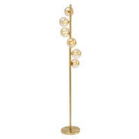KARE Design Stojací lampa Scal Balls  - mosaz, 160cm
