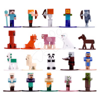Figurky sběratelské Minecraft 20-Pack Jada kovové sada 20 druhů výška 4 cm