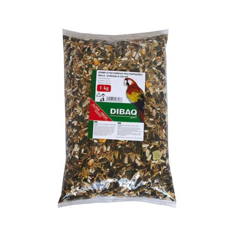 Dibaq Kompletní krmná směs pro papoušky 1 kg