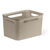 Rotho 91289 BRISEN Úložný box, 16 L, plast, cappuccino