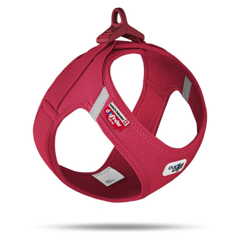 Curli Postroj pro psy se sponou Air-Mesh Red XS, 3-5 kg