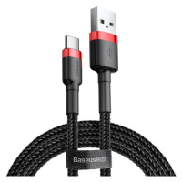 Kabel USB-C Baseus Cafule 2A 2m (červený/černý)