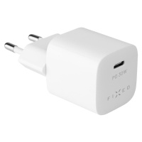 Mini adapter,USB-C, 30W, bílý FIXED