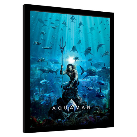 Obraz na zeď - Aquaman - Teaser, 30x40 cm Pyramid