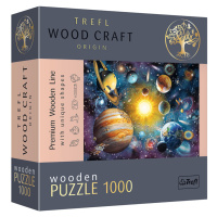 TREFL - Dřevěné puzzle 1000 - Cesta napříč Sluneční soustavou