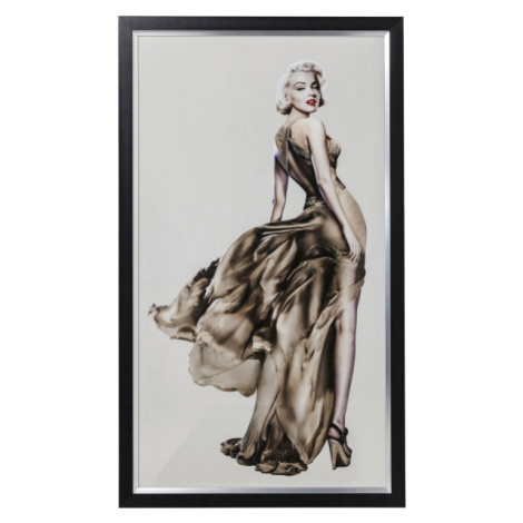 KARE Design Zarámovaný obraz Marilyn Monroe v šatech 172x100cm
