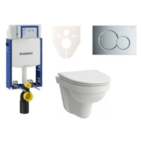 Cenově zvýhodněný závěsný WC set Geberit k zazdění + WC Laufen Laufen Pro Nordic SIKOGE2H2