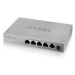 Zyxel XMG-105 5 Ports 2,5G + 1 SFP+, 4 ports 70W total PoE++ Desktop MultiGig unmanaged Switch