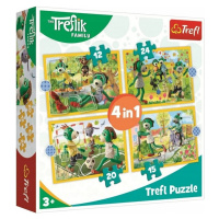 Puzzle Treflíci Zábava 4v1