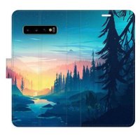 iSaprio flip pouzdro Magical Landscape pro Samsung Galaxy S10