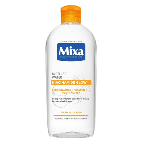 Mixa Niacinamide Glow micelární voda 400 ml