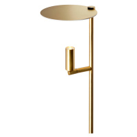 Carpyen LED stojací lampa Kelly, nastavitelná, zlatá/zlatá