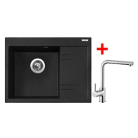 Sinks RIM 650 L Granblack + Elka