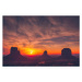 Ilustrace Monument Valley sunrise, LordRunar, 40x26.7 cm