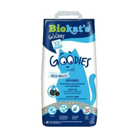 Podestýlka Biokat's Goodies s aktivním uhlím 6l