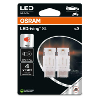 OSRAM LED P27/7W LEDriving SL Red 12V blistr 2ks 3157DRP-2BL