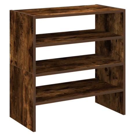 vidaXL Stohovatelné botníky 2 ks kouřový dub 60x30x30,5 cm