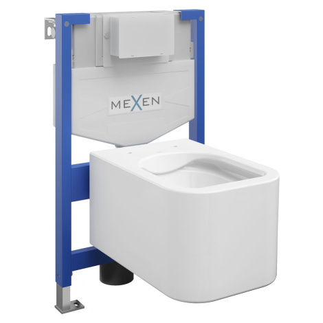 MEXEN/S WC předstěnová instalační sada Fenix XS-F s mísou WC Elis, bílá 6803391XX00