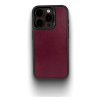 Lemory iPhone 15 Pro Max kožený kryt s podporou MagSafe purpurový