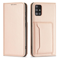 Magnet Card Case elegantní knížkové pouzdro s venkovní kapsou na Xiaomi Redmi Note 11 PRO / Note