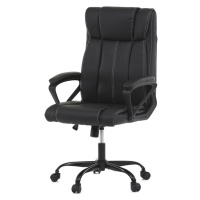 Kancelářská židle NYERIENSIS, černá ekokůže
