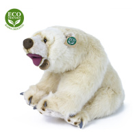 Plyšový lední medvěd sedící 43 cm ECO-FRIENDLY