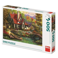 Puzzle 500 Chata u jezera