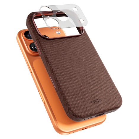 Epico SolidWoven Pro Mag+ Case iPhone 17 Pro Max Qi2 & MagSafe kompatibilní - siensky hnědá