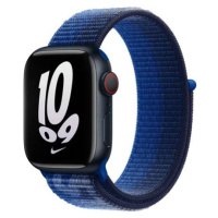 Apple Watch 41/40/38mm Game Royal/půlnočně námořnický Nike provlékací sportovní řemínek