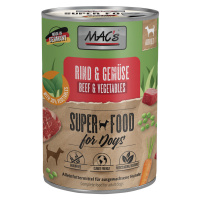 MAC's konzervy pro psy 6 × 400 g - hovězí a zelenína