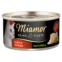 Miamor Feine Filets Naturell kuře a krevety 48× 80 g