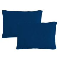 Gipetex Natural Dream Povlak na polštář italské výroby 100% bavlna - 2 ks tmavě modrá - 2 ks 50x