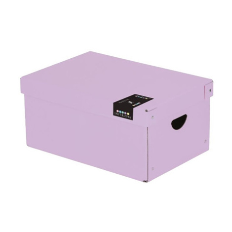 Krabice lamino 35,5 × 24 × 16 cm PASTELINI - fialová OXYBAG