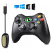 Bezdrátový Gamepad Pro Xbox 360 Pc Dual Pad Vibrace Usb Přijímač