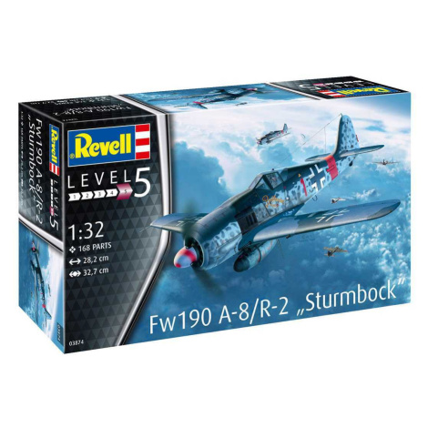 Plastic modelky letadlo 03874 - Fw190 A-8 "Sturmbock" (1:32) Revell