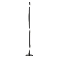 Černá LED stmívatelná stojací lampa (výška 144,5 cm) Bridge – Fischer & Honsel