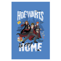 Umělecký tisk Harry Potter - Hogwarts is my home, (26.7 x 40 cm)