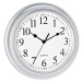 SEGNALE Nástěnné hodiny ručičkové 22,5 cm stříbrný rám KO-837000300stri