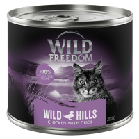 Wild Freedom Adult 6 x 200 g - bez obilovin - Wild Hills - kachní & kuřecí