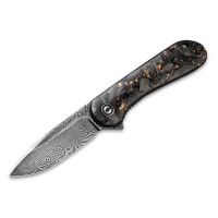 Civivi Elementum C907C-DS3 Copper Shred Carbon Fiber Damascus