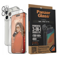 Pouzdro sklo na displej a objektivy fotoaparátu iPhone 15 Pro PanzerGlass set