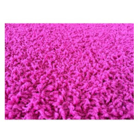 Kusový koberec Color shaggy růžový