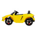 mamido  Elektrické autíčko Future EVA kola žluté