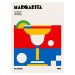 Ilustrace Margarita Bauhaus Cocktail, Retrodrome, 30 × 40 cm