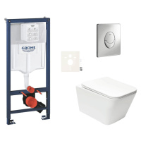 Závěsný wc set do lehkých stěn / předstěnová montáž Swiss Aqua Technologies Infinitio SIKOGRSIN1