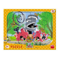 Dino Puzzle Krtek opravář 12 dílků deskové