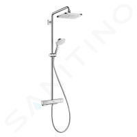 Hansgrohe 27660000 - Sprchový set Showerpipe s termostatem, 1jet, EcoSmart, chrom